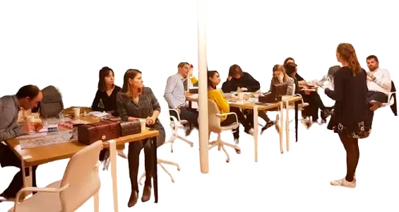 équipes en train de jouer lors d'une formation
